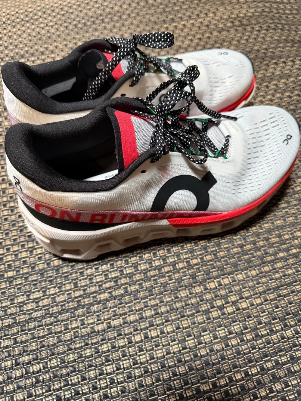On Running Women's Cloudmonster 2 Shoes - Ivory / Red